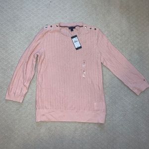 Tommy Hilfiger 3/4 Sleeve Pink Top